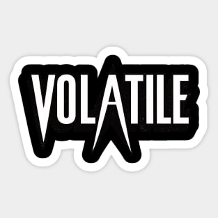 VOLATILE - Punk Rock Attitude Sticker